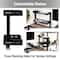 Mind Reader 2-Tier Desk Organizer with Clamp, Accessory Shelf for Office or Gaming, Office, Metal, Black